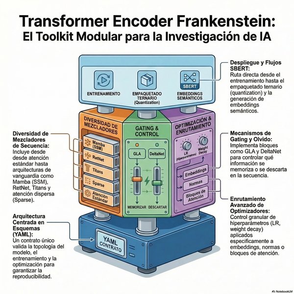 Transformer Encoder Frankenstein: Library, CLI, and Research-Grounded Design Notes